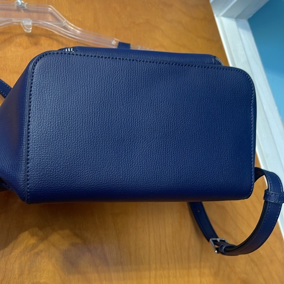 Kate Spade Navy Leather Back Pack - Picture 4 of 7